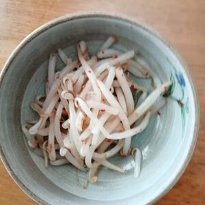 レンチンもやしのナムル (キムチ味)